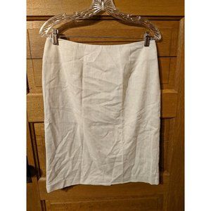 Dressbarn Skirt Size 6 Pencil Khaki Tan Lined Womens